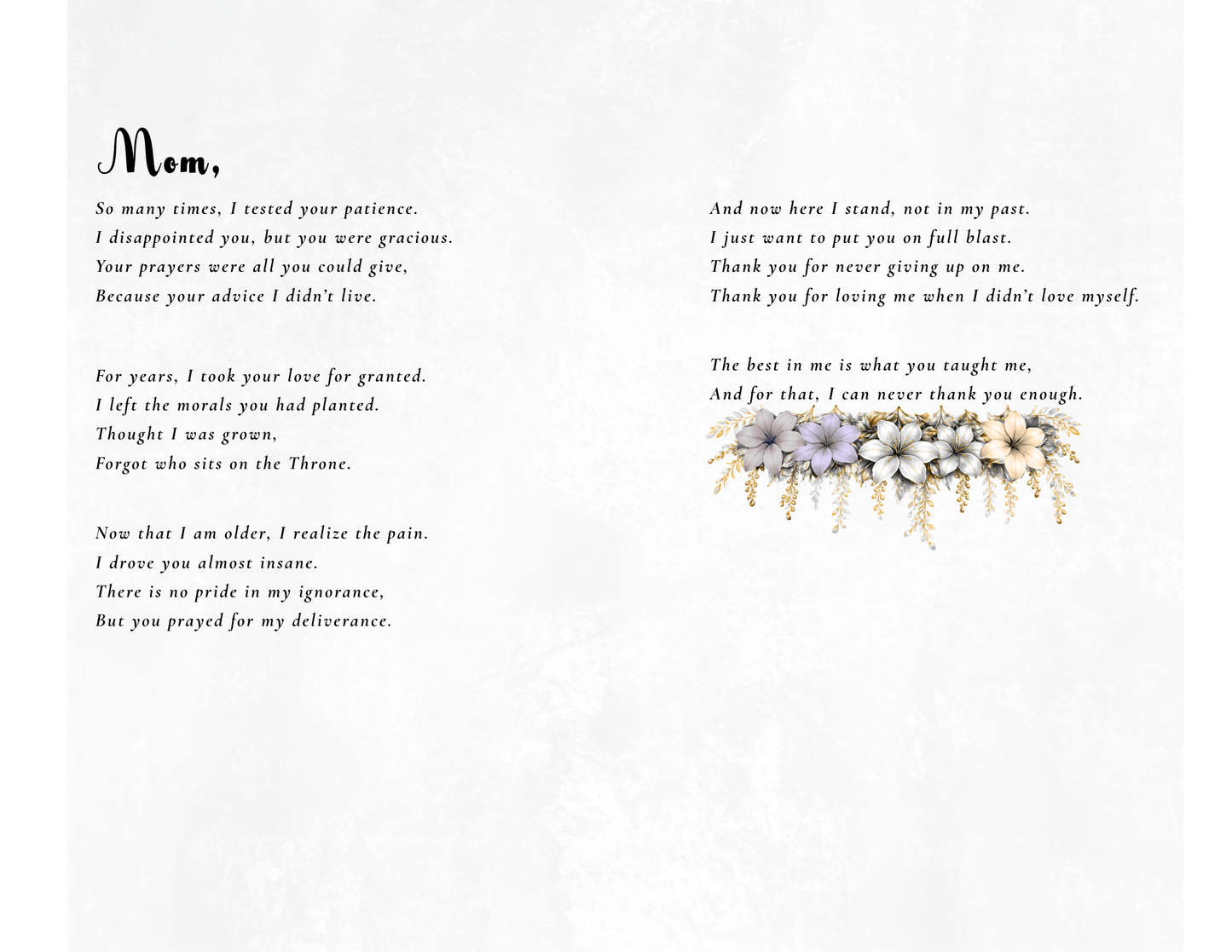 Because Of You (Physical Card)