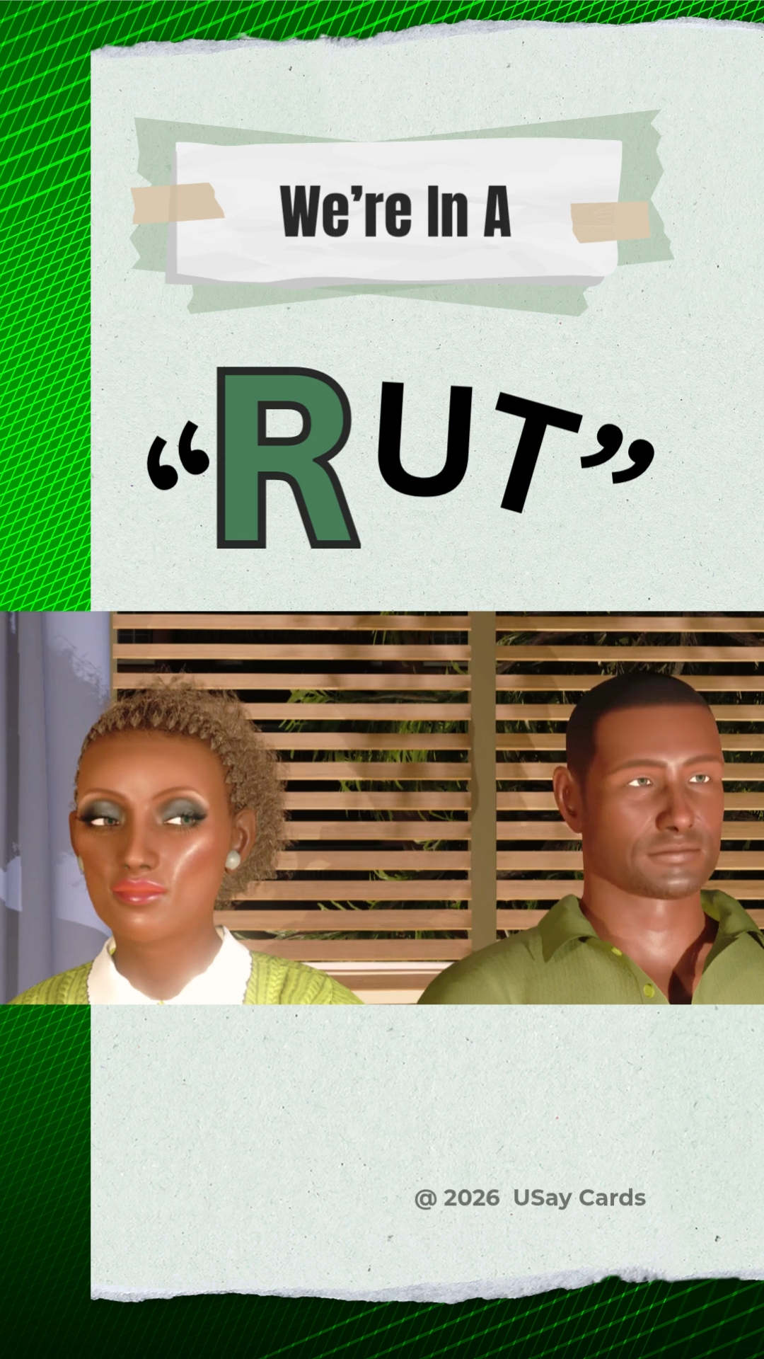 Stuck In A Rut