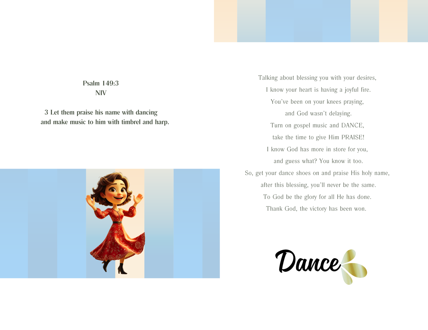 Dance (Woman Light Tone - Physical Card)