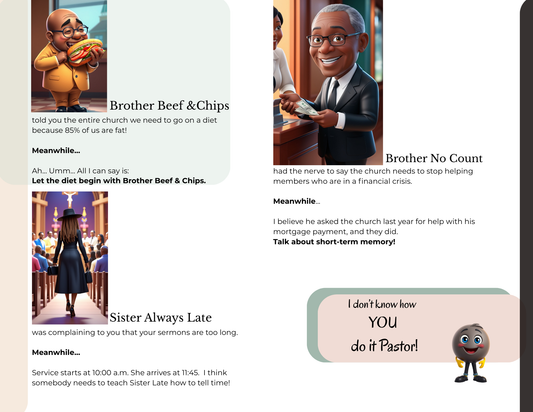 Pastor How You Do It Bro Beef (Male – Physical Card)