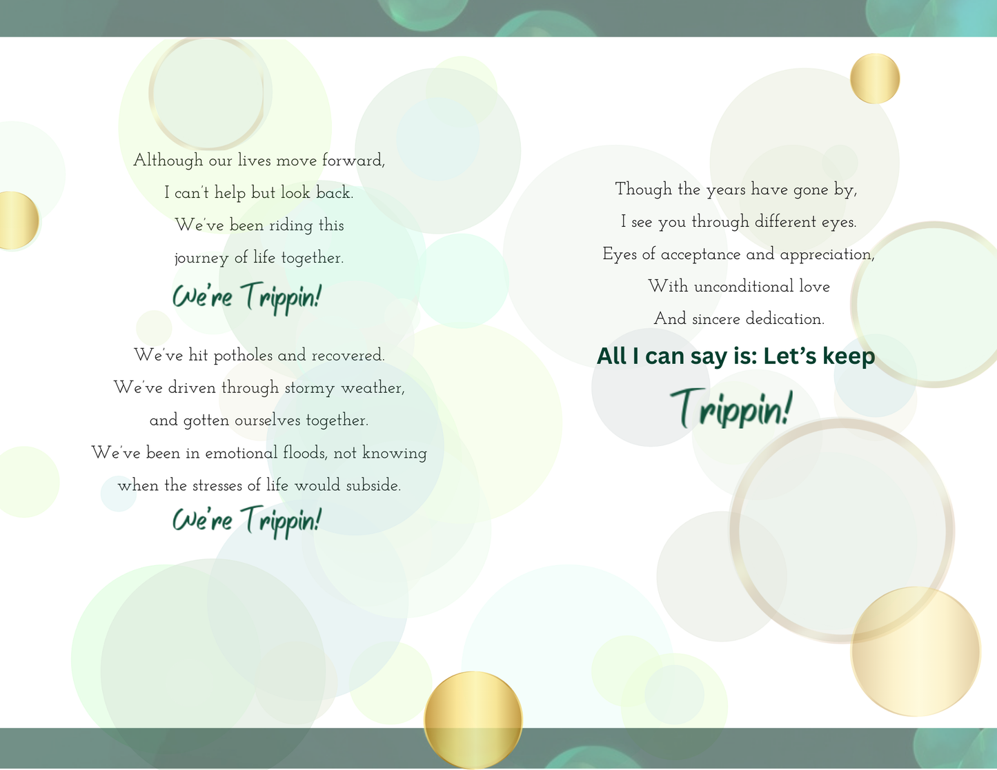 We Are Trippin (Physical Card)