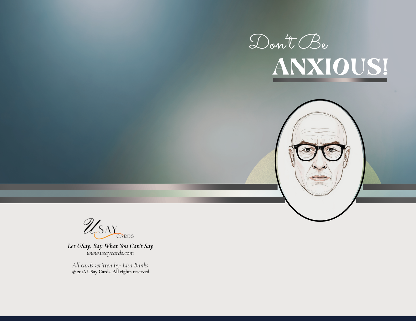 Don't Be Anxious (Man — Light Tone) (Physical Card)