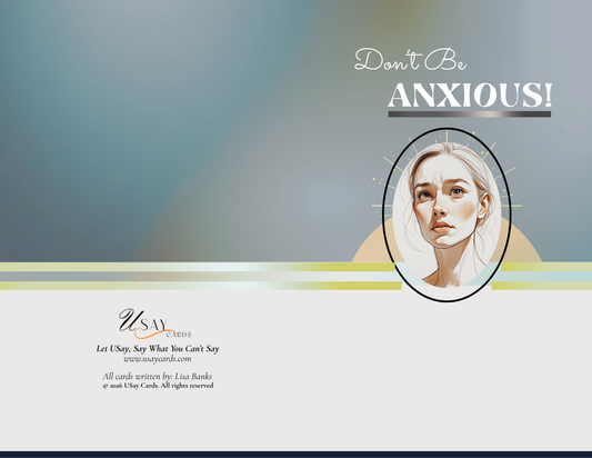 Don't Be Anxious (Woman — Light Tone) (Physical Card)