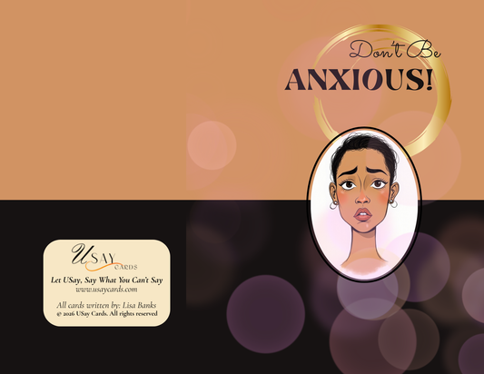Don't Be Anxious (Woman — Deep Tone) (Physical Card)