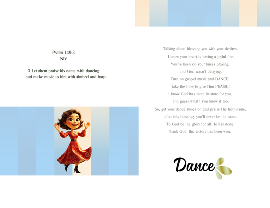 Dance (Woman Light Tone - Physical Card)
