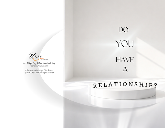 Do You Have A Relationship With God (Physical Card)