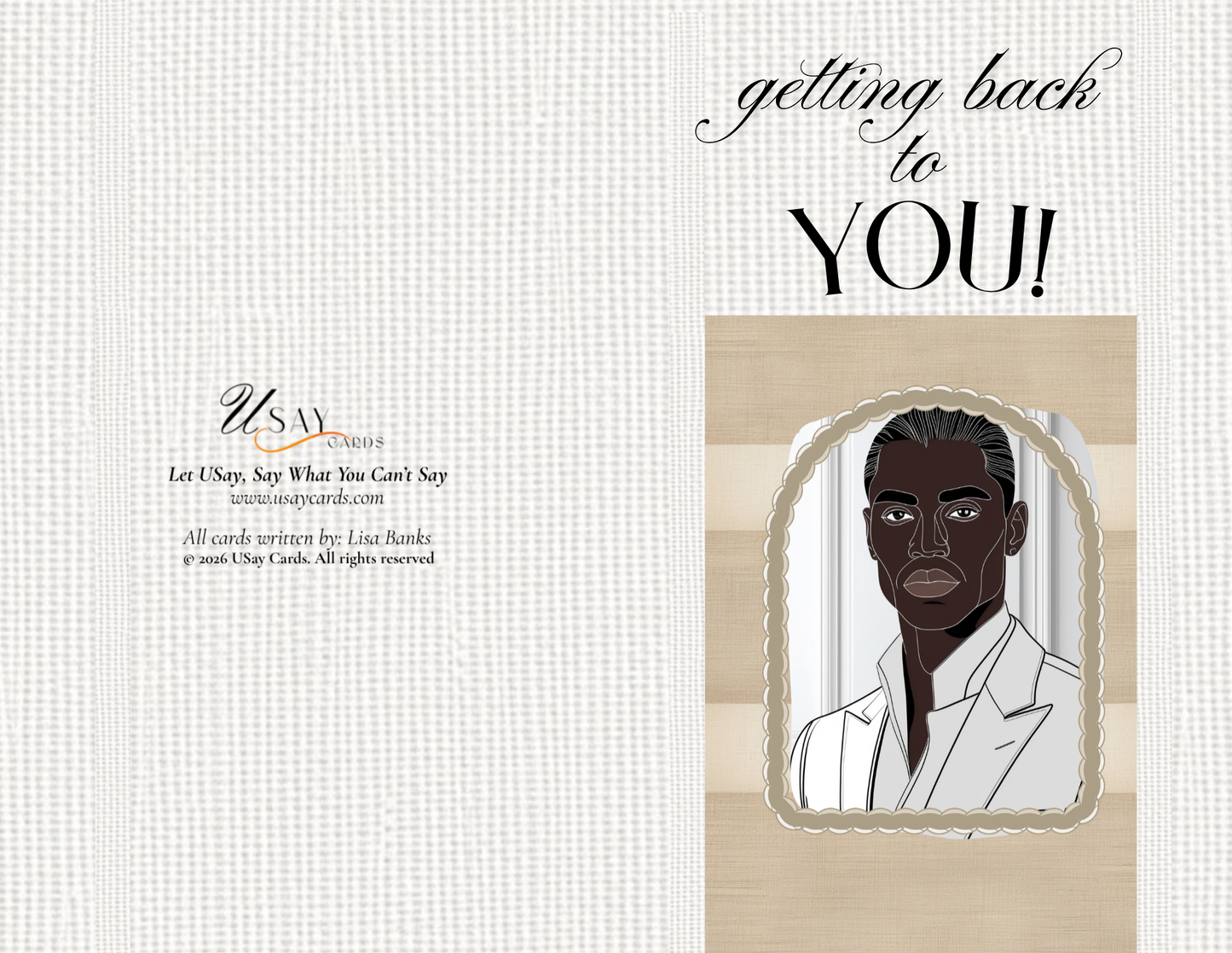 Getting Back To You (Man - Deep Tone - Physical Card)