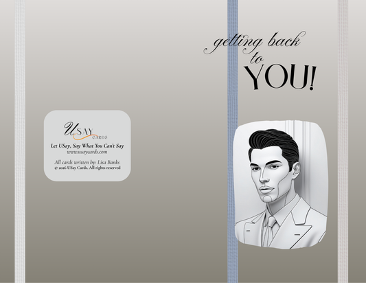 Getting Back To You (Man - Light Tone - Physical Card)