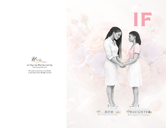 If Daughter — Flower — Mother — Deep Tone (Physical Card)