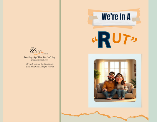 In A Rut — Light Tone (Physical Card)