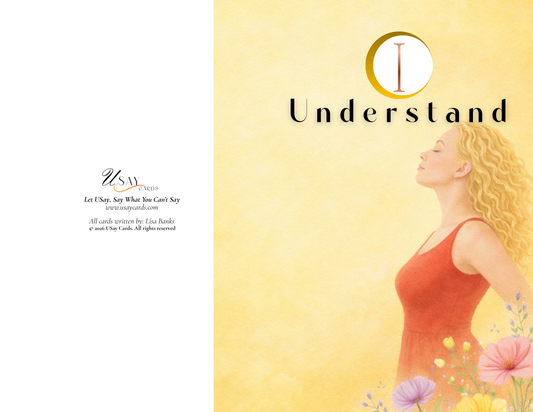 I Understand — Daughter to Mother — Light Tone (Physical Card)