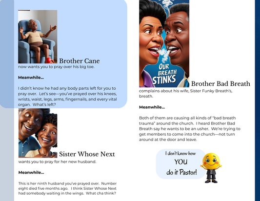 Pastor How You Do It Bro Big Toe (Man – Physical Card)
