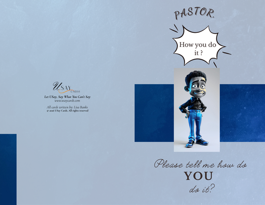 Pastor How You Do It Bro Big Toe (Man – Physical Card)
