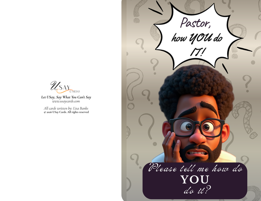 Pastor How You Do It Deacon Tight Suit (Man – Physical Card)