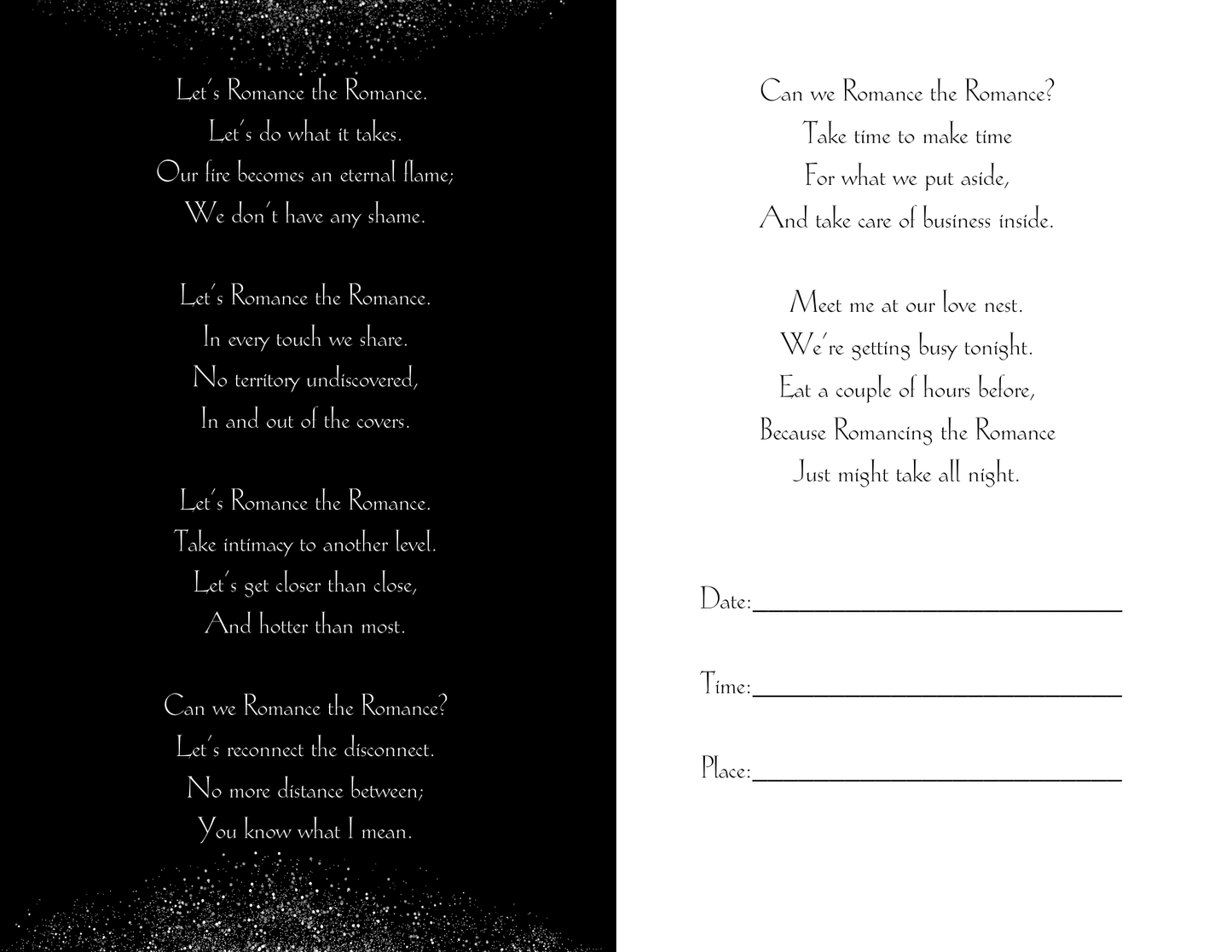 Romance The Romance (Deep Tone - Male Physical Card)