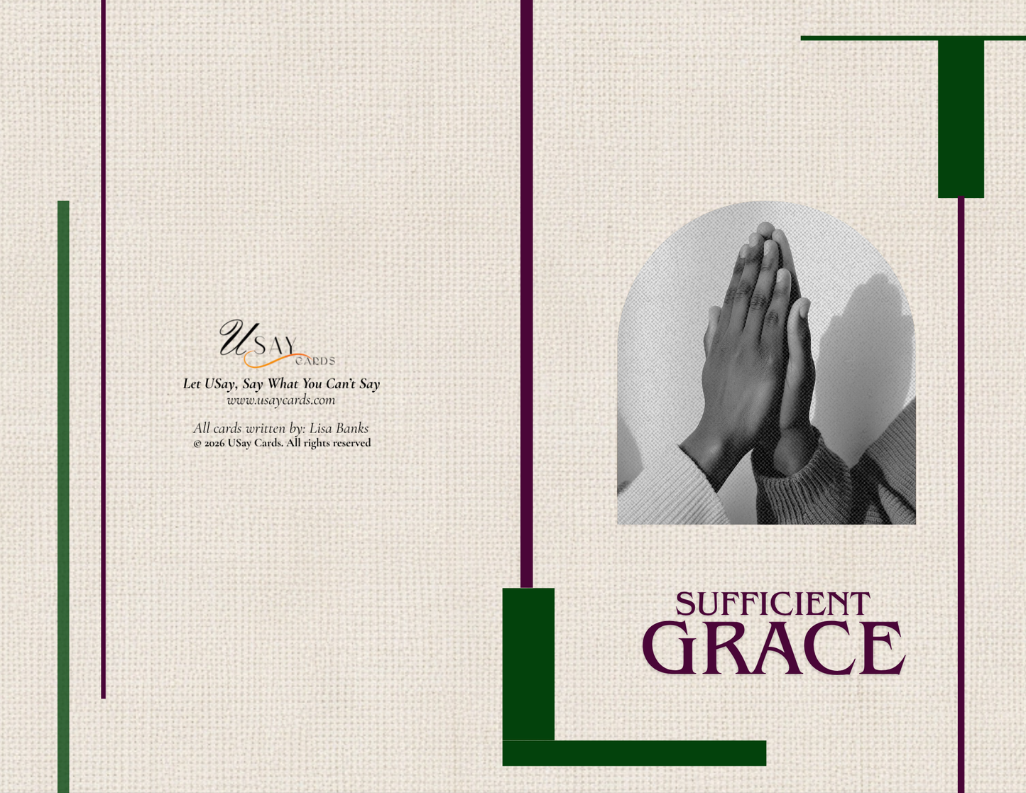 Sufficient Grace (Physical Card)