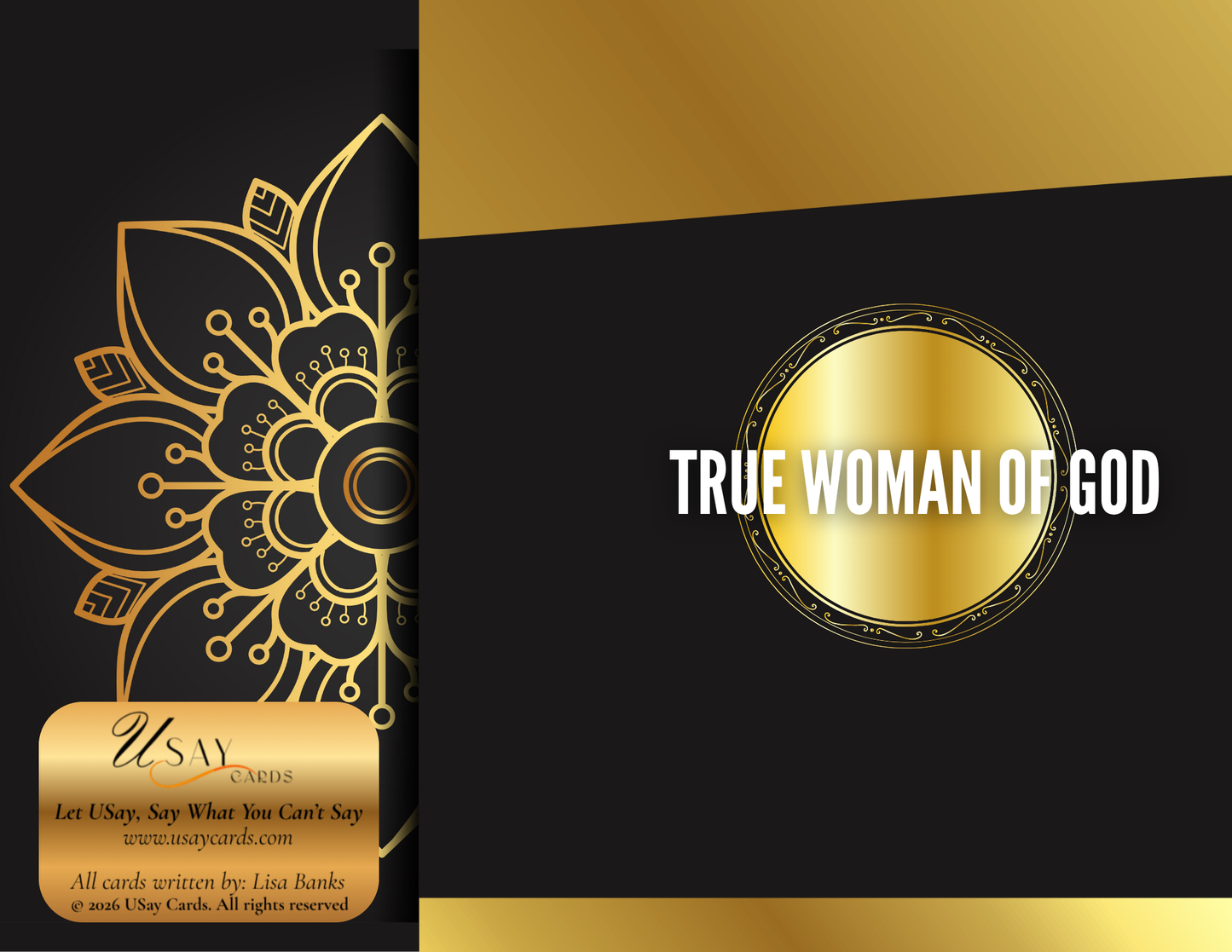 True Woman Of God (Physical Card)