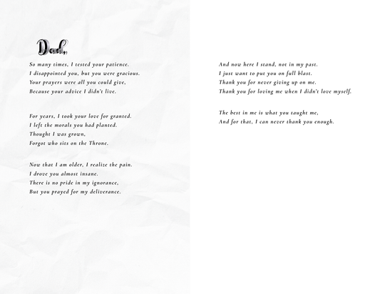 Because Of You — (Father Light Tone - Physical Card)