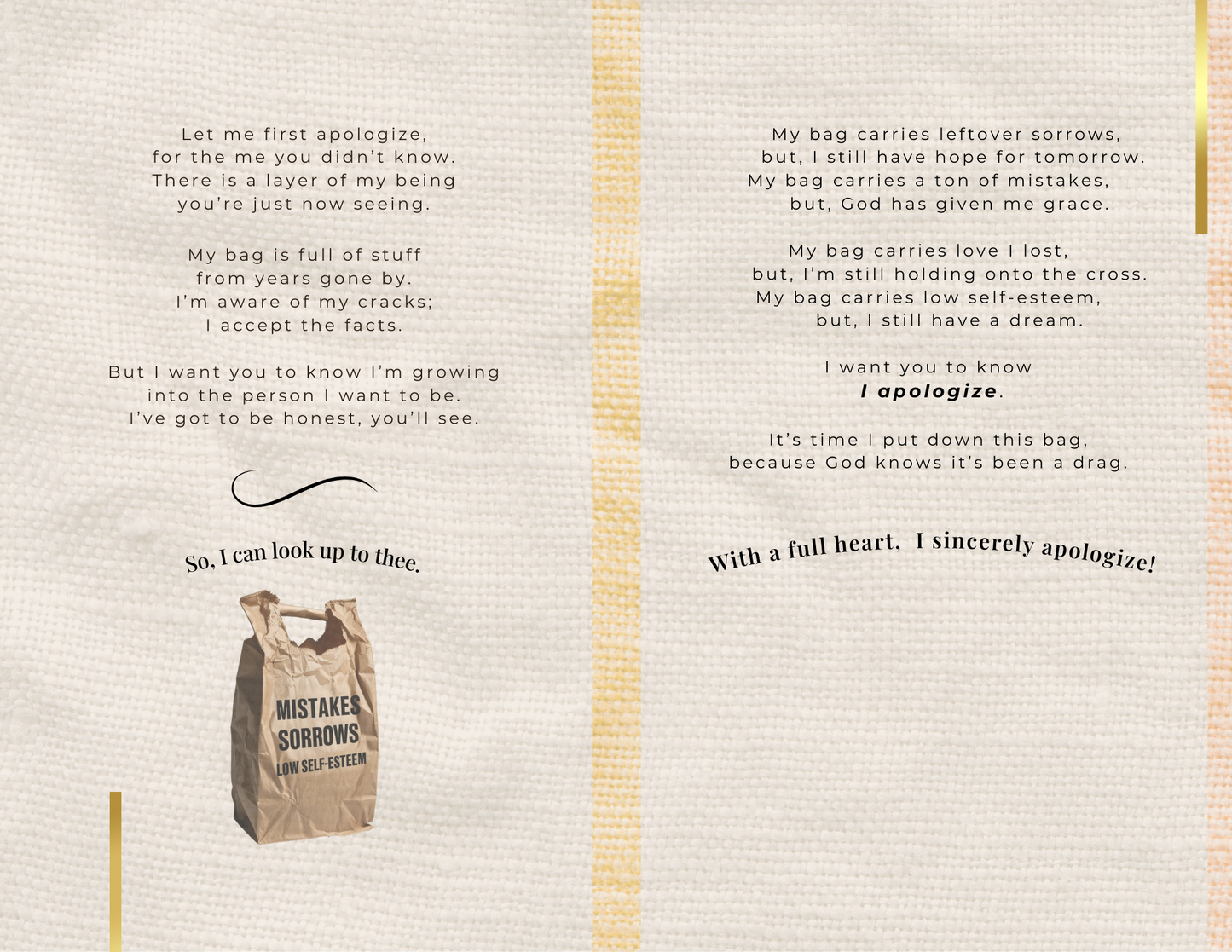 My Bag — Physical Greeting Card