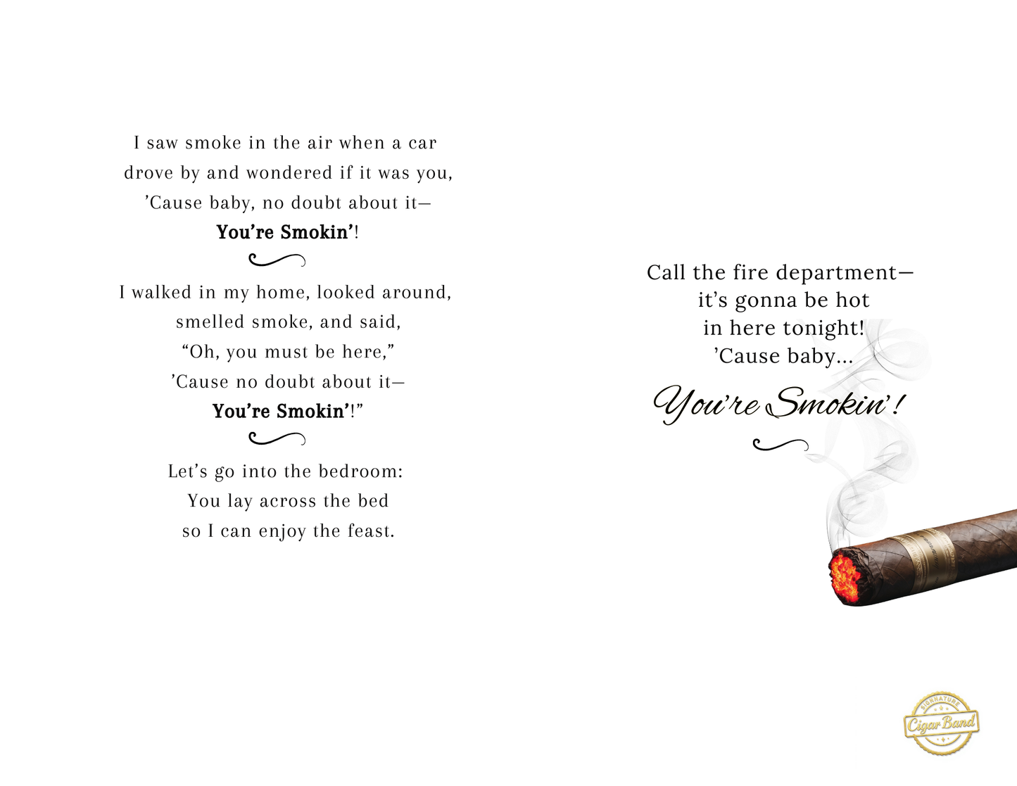 You Are Smokin (Physical Card)