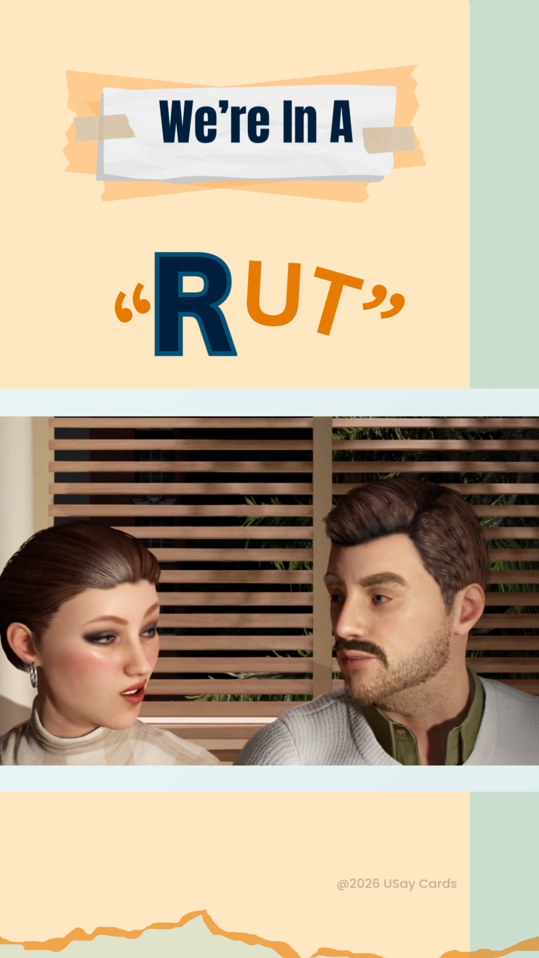 We Are In A Rut (Light Tone)